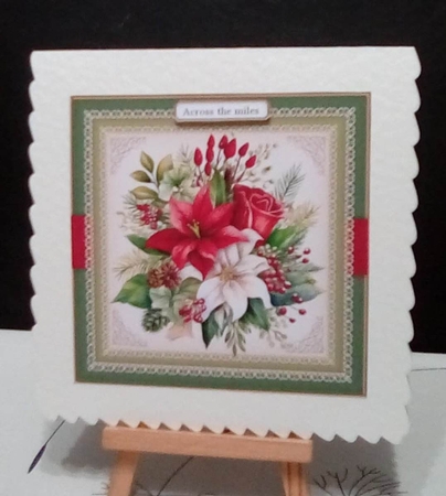 Christmas Flowers mini kit by Benita Jenkinson