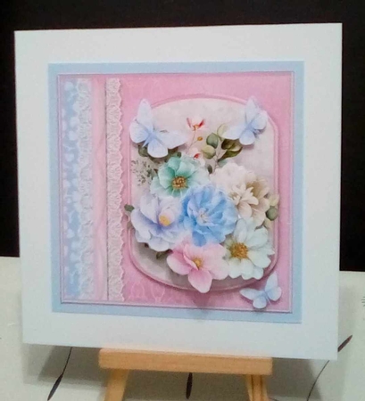 Pretty in Pastels - Decoupage Card Mini Kit by Benita Jenkinson