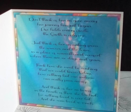 Rainbow Bridge Pet Loss English cocker spaniel by Benita Jenkinson