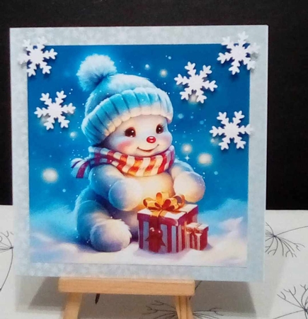 Cute snowman 3 by Benita Jenkinson