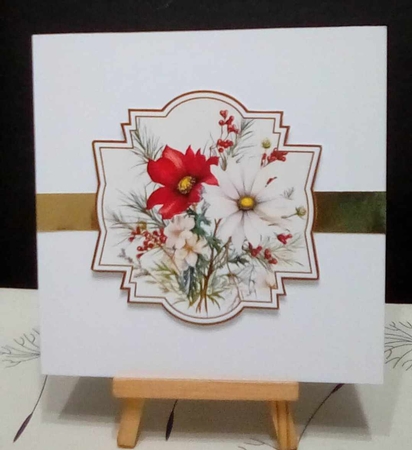 Festive flowers toppers by Benita Jenkinson
