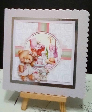 Teddy bear picnic 7x7 by Benita Jenkinson