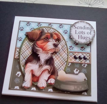 6x6 Jack Russel Topper by Benita Jenkinson