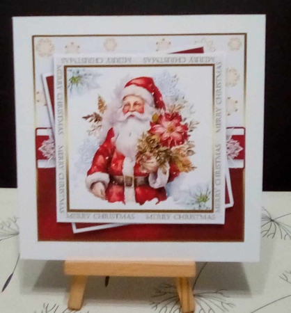 Santa Poinsettia by Benita Jenkinson