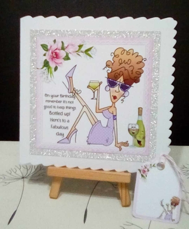 Rita about keeping things bottled up 7x7 & A5 mini kit by Benita Jenkinson