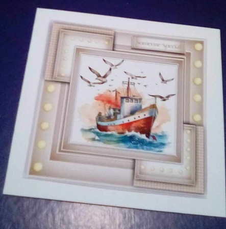 8x8 Mini Kit, Beautiful Fishing Boats by Benita Jenkinson