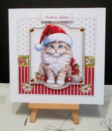 8x8 Mini Kit, Beautiful Kittys Christmas by Benita Jenkinson