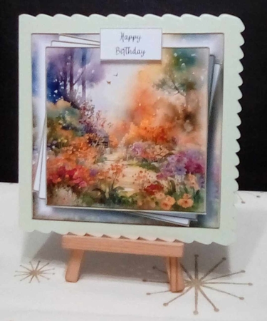 Beautiful Blended Watercolour Garden Bumper Kit by Benita Jenkinson