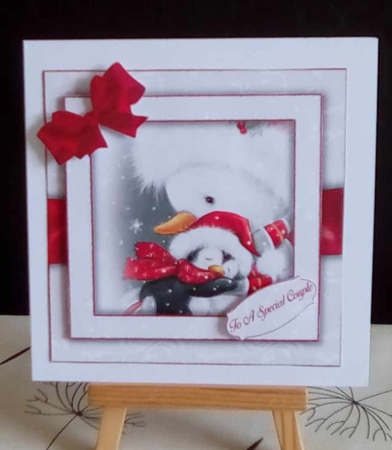 Cute Penguins Mini Kit    7X7 by Benita Jenkinson