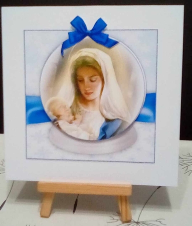 Baby Jesus Snow Globe Mini Kit    7X7 by Benita Jenkinson
