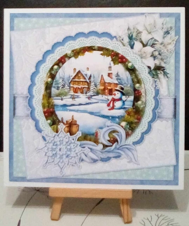 All that Glitters is Snow 4  7.75x7.75 Simply Cards  by Benita Jenkinson