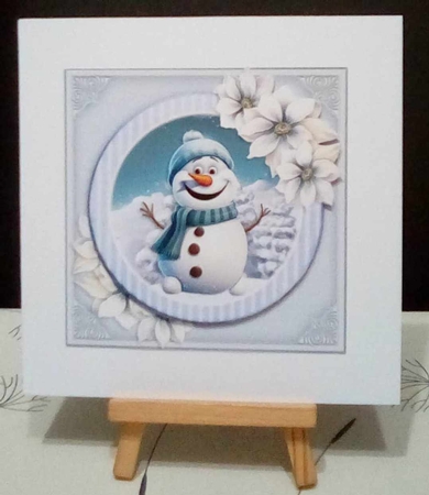Happy Snowman mini kit by Benita Jenkinson