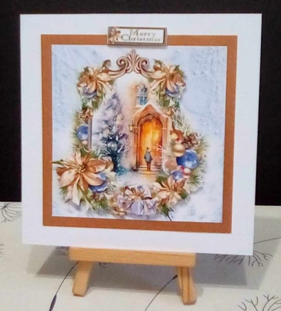 7x7 The Christmas visitor choice of two mini kit by Benita Jenkinson