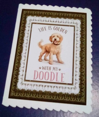 2 Dog quote toppers (7x5 aprox)3 by Benita Jenkinson