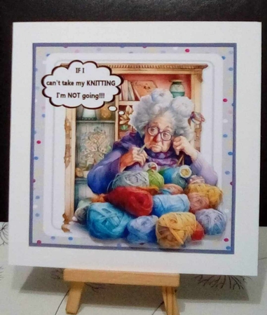 Taking my knitting by Benita Jenkinson