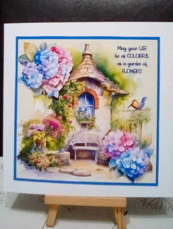 A garden of flowers 7x7 by Benita Jenkinson