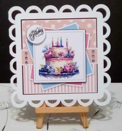 Cake Card & Toppers Set by Benita Jenkinson