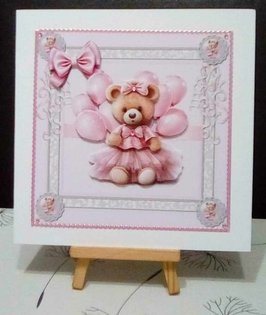Pretty little birthday Bear by Benita Jenkinson