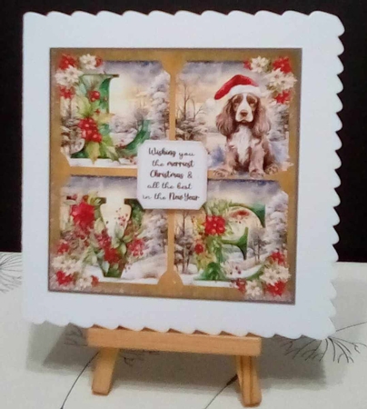 LOVE Christmas pup card front 19 by Benita Jenkinson
