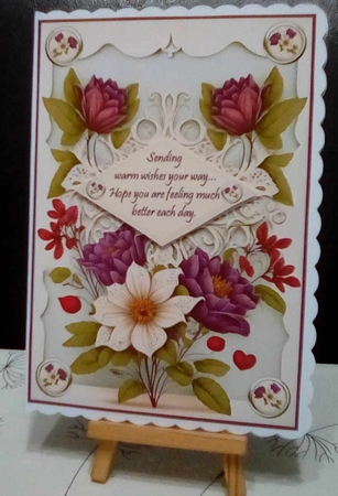 Vintage flowers by Benita Jenkinson