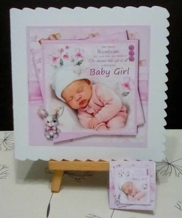 New Baby Girl Sleeping - Sweet Dreams by Benita Jenkinson
