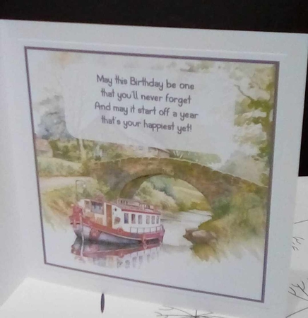 On the Narrowboat by Benita Jenkinson