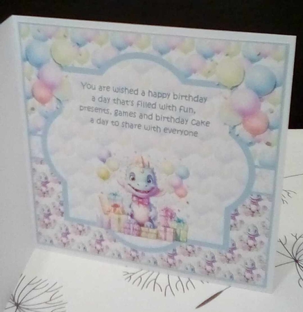 Little birthday Dinosaur boy by Benita Jenkinson