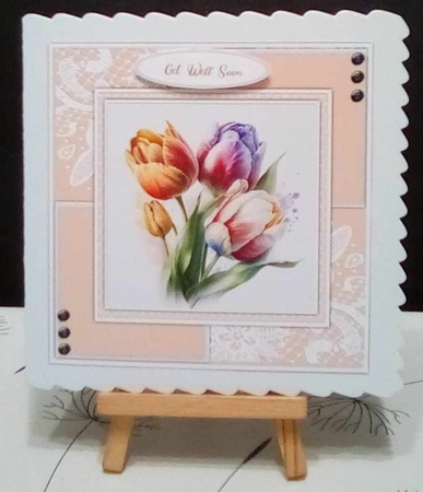 8x8 Mini Kit, Beautiful Tulips by Benita Jenkinson