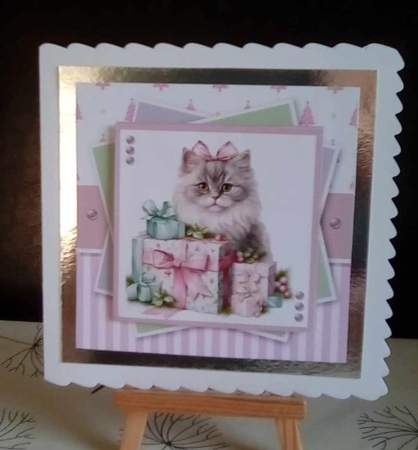 Pretty Pink Christmas Toppers Set by Benita Jenkinson
