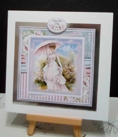 Beautiful Parasol Lady 02 Mini Page Kit by Benita Jenkinson