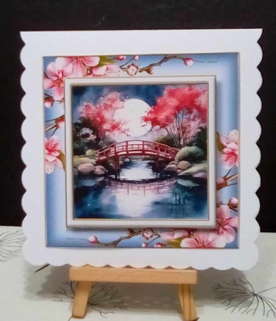 Beautiful Japanese Midnight Garden Multi Topper Kit by Benita Jenkinson
