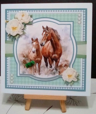A Mare and Her Foal by Benita Jenkinson