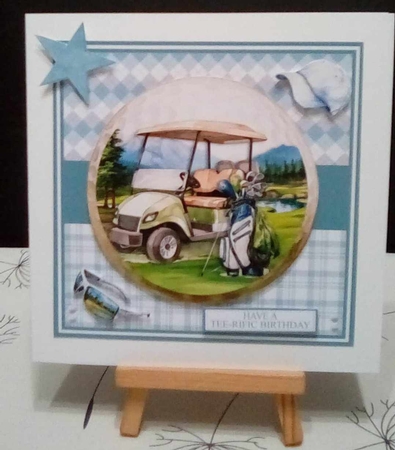 FEMALE & MALE GOLFERS by Benita Jenkinson