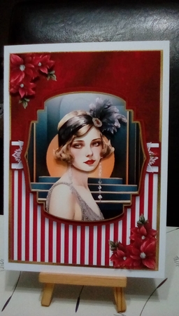 5x7 Art Deco Christmas by Benita Jenkinson