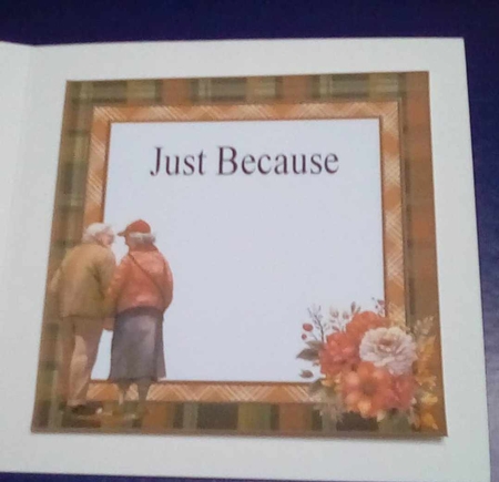 An Autumn Walk 1 Just Because Insert by Benita Jenkinson