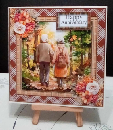 An Autumn Walk 2 Blank Insert by Benita Jenkinson