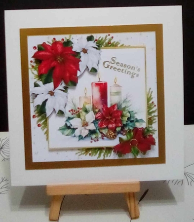 7x7 The Christmas candles choice of two mini kit by Benita Jenkinson