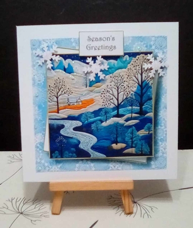 Quilted Winter Landscapes 1 Multi Topper Kit by Benita Jenkinson