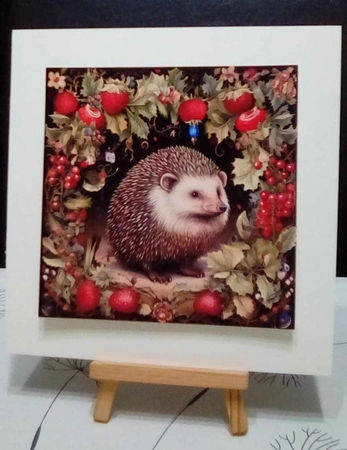 Vintage Hedgehog BG by Benita Jenkinson