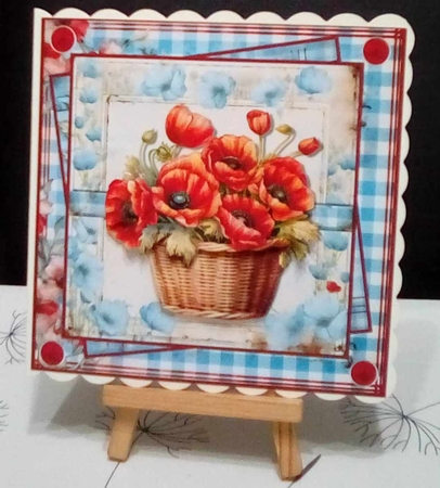 Cottage Poppies by Benita Jenkinson