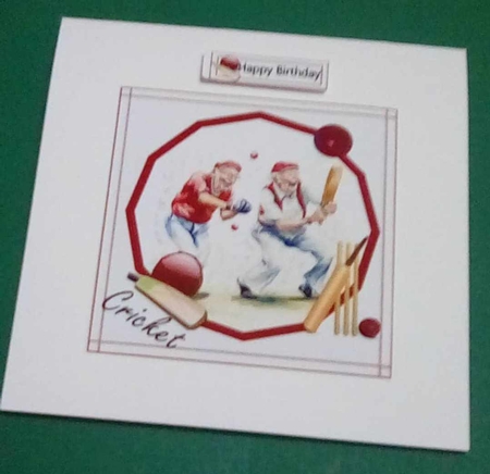 6x6 Golden oldies cricket mini kit choice of four by Benita Jenkinson