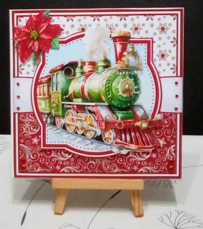 CHRISTMAS TRAINS mini kit by Benita Jenkinson