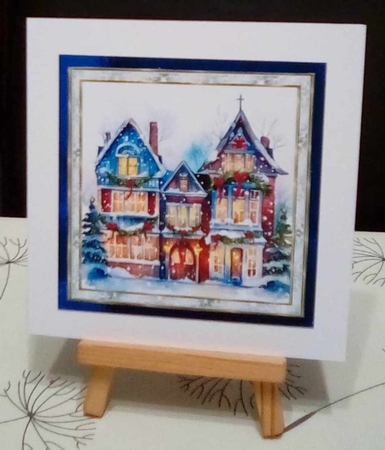 Christmas scene toppers by Benita Jenkinson