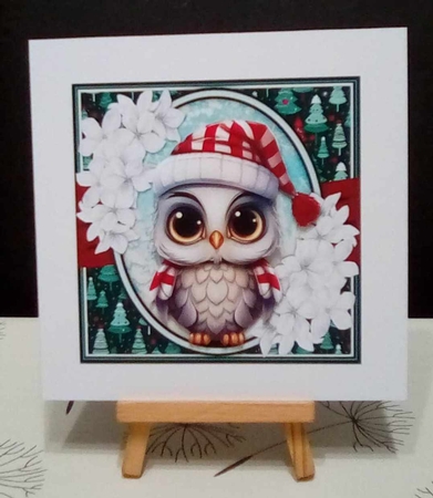 Christmas Owl mini kit by Benita Jenkinson