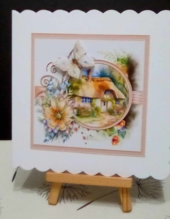 Cottage garden 7x7 by Benita Jenkinson
