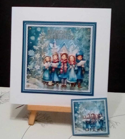 Christmas Carolers mini kit by Benita Jenkinson