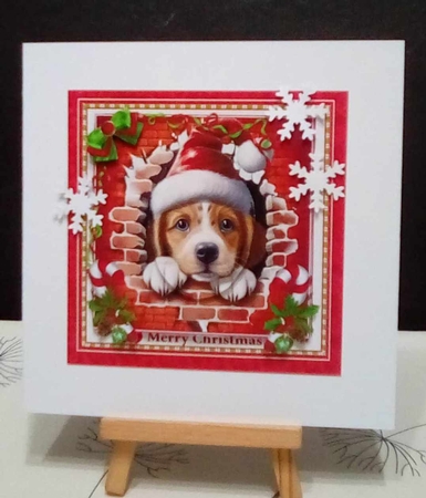 7x7 Christmas is bursting out all over dogs and cats choice of four mini kit by Benita Jenkinson