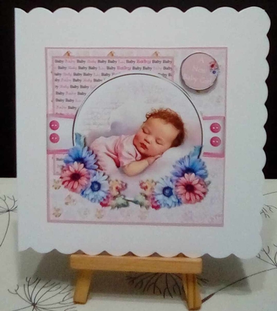 New Baby Girl Sleeping No.1 by Benita Jenkinson