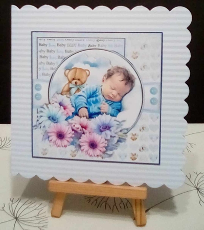 New Baby Boy Sleeping No.1 by Benita Jenkinson