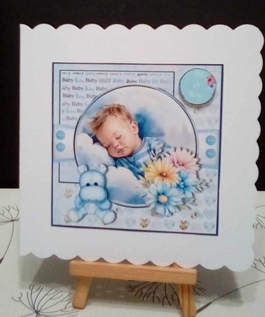 New Baby Boy Sleeping No.2 by Benita Jenkinson